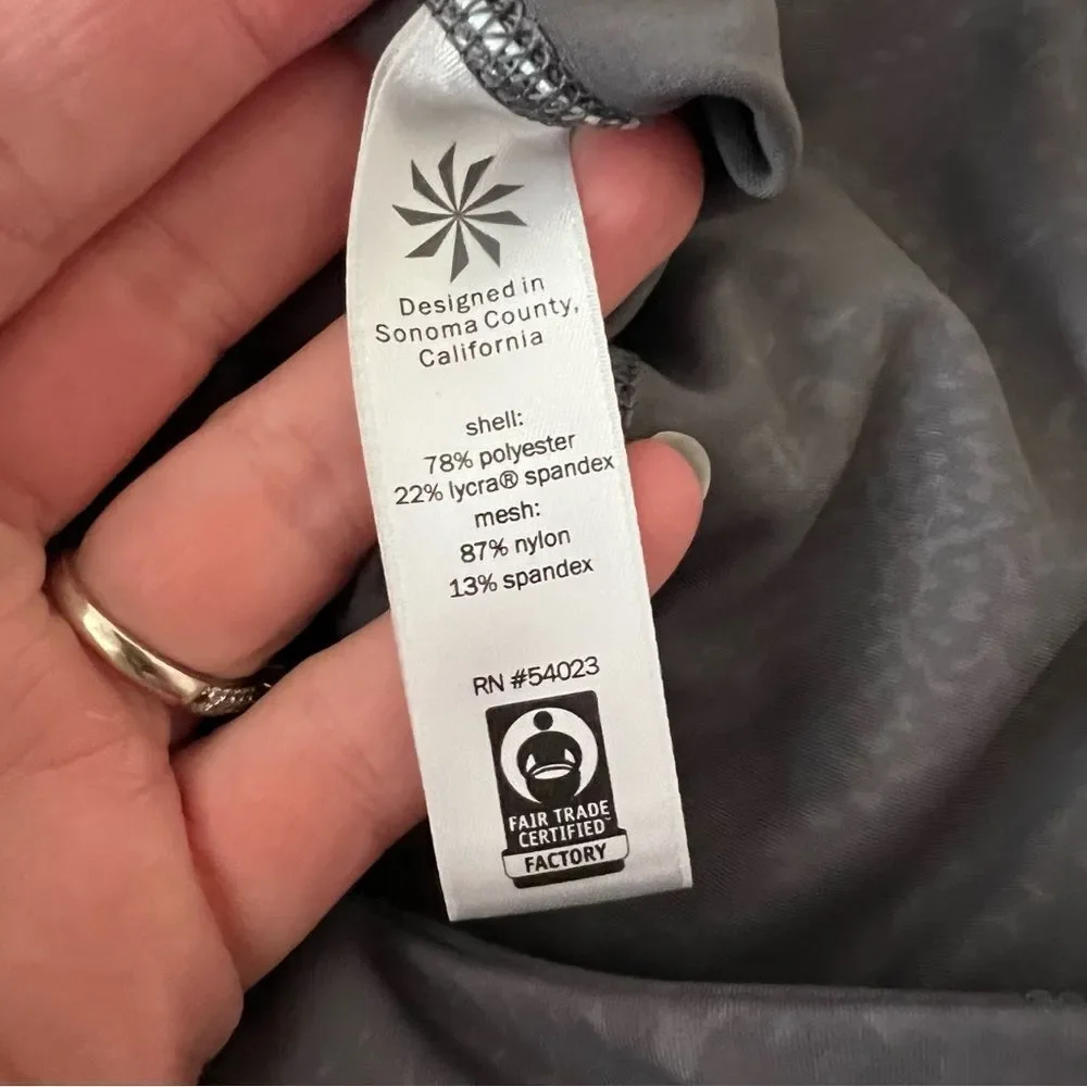 Athleta leggings purple print full length women’s size S - Picture 6 of 7